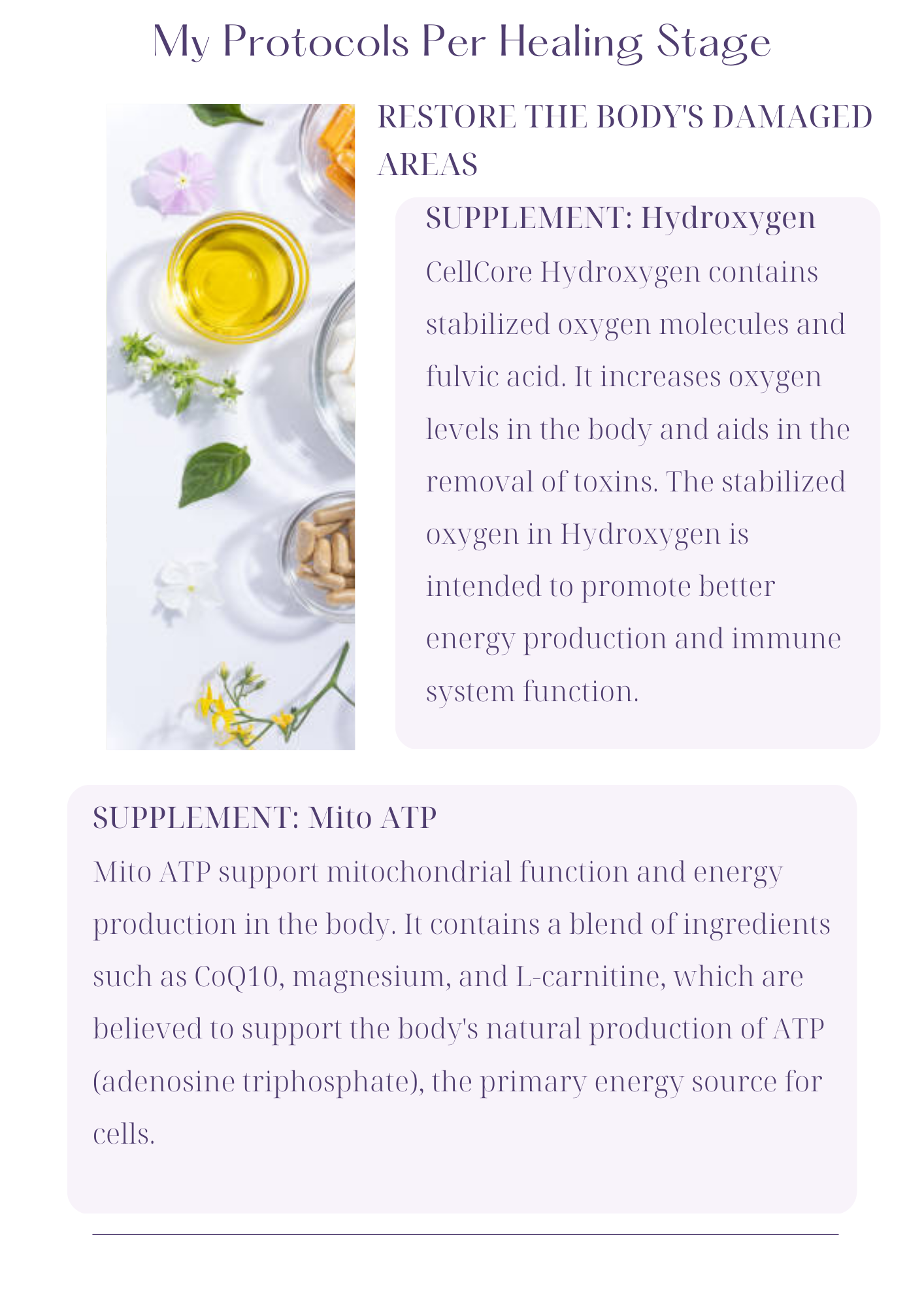 Healing My Illness: Step-By-Step Protocols