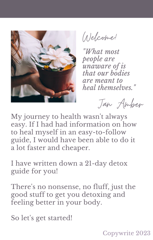 The 21 Day Detox Guide: Release Toxins & Lose Inflammation Weight