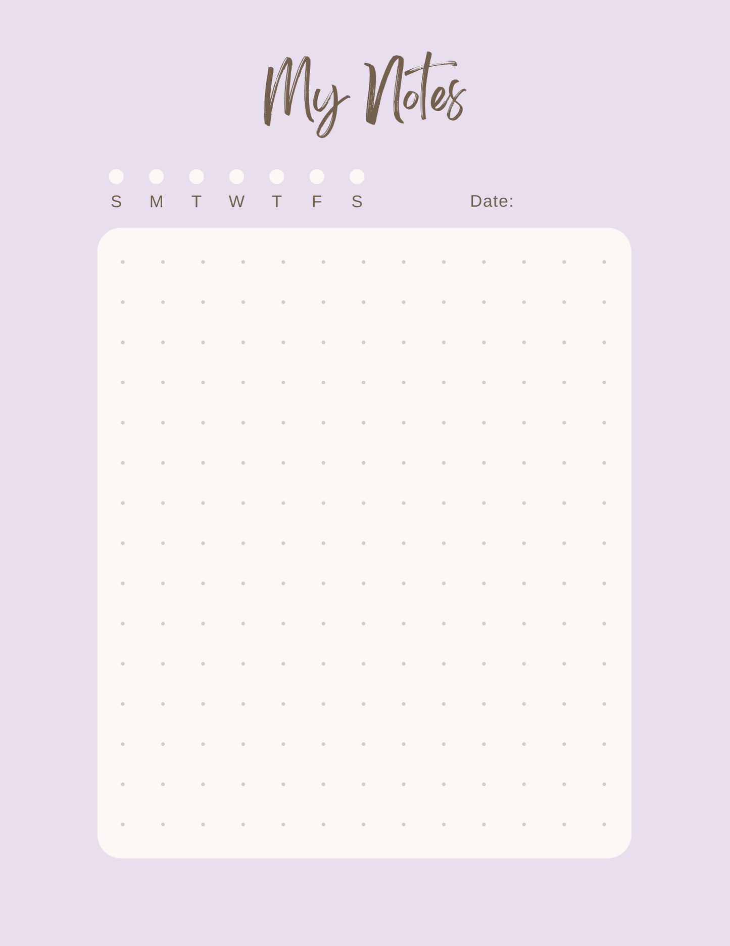 FREE 5-page Self-care tracker